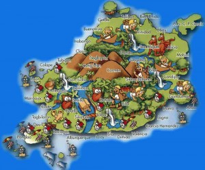 Carte de Bohol authentique Carte de Bohol authentique