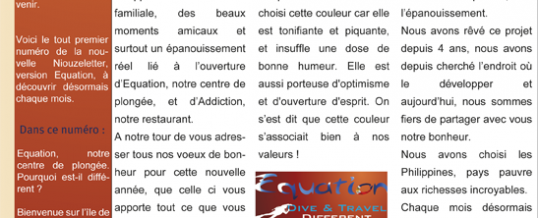 Niouzeletter Equation Janvier 2014